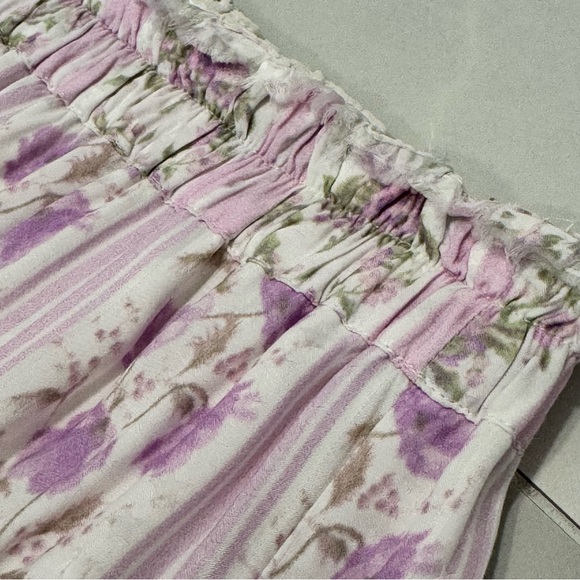 LoveShackFancy Pink/Purple Corbett Mini Skirt in Pastel Clouds. Size XL. - Picture 4 of 12